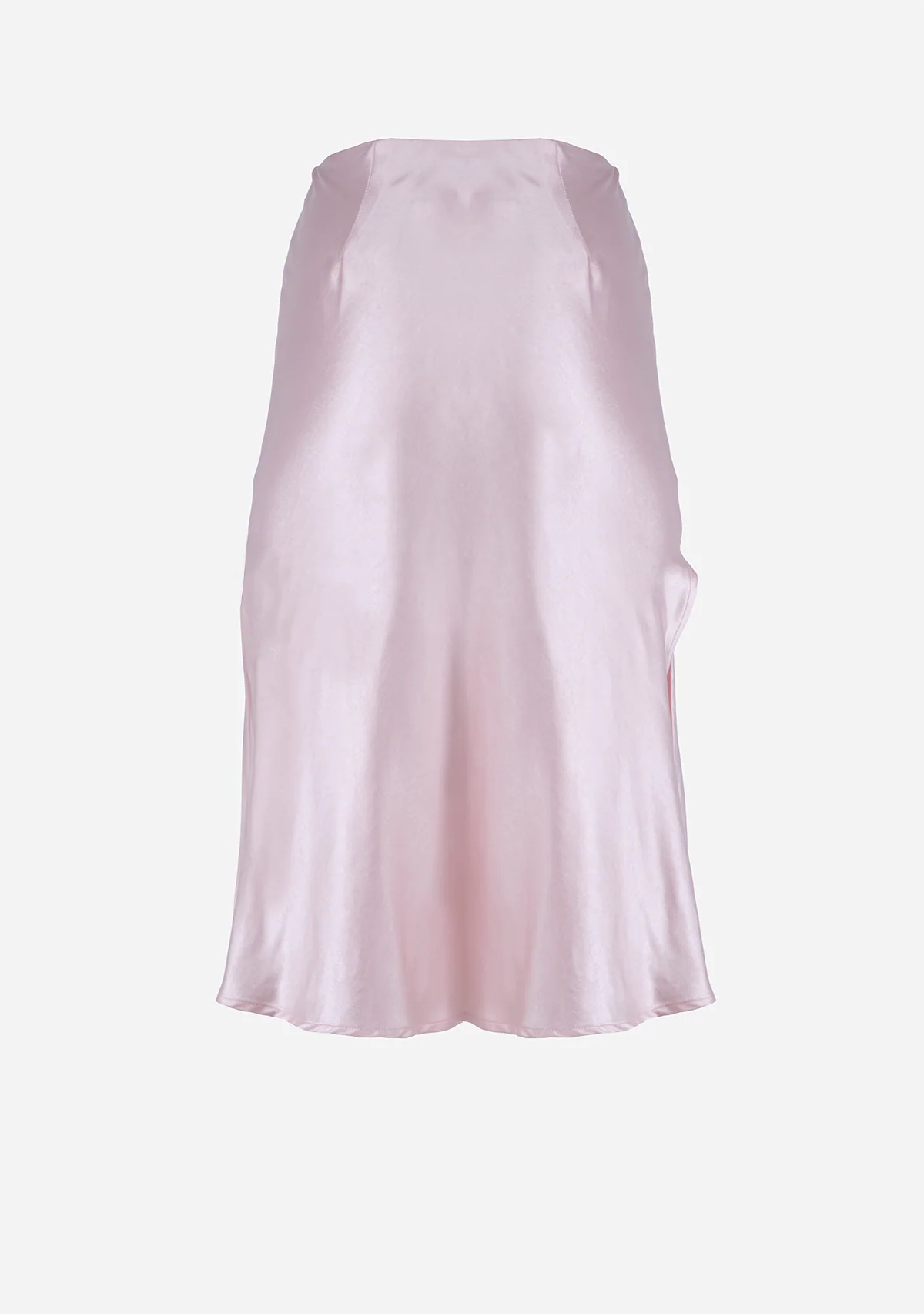 Alexa Silk Satin Mermaid Skirt Pink - Image 2