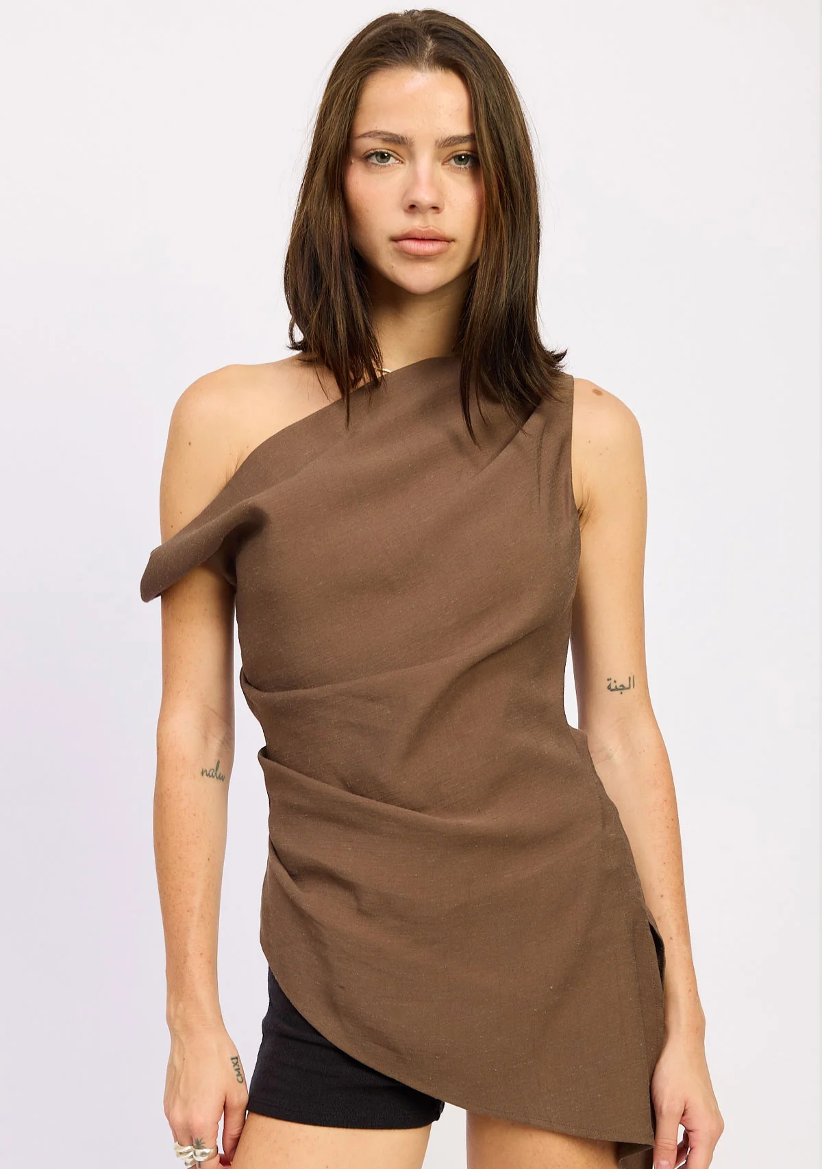 Asymmetrical Tunic Top - Image 2