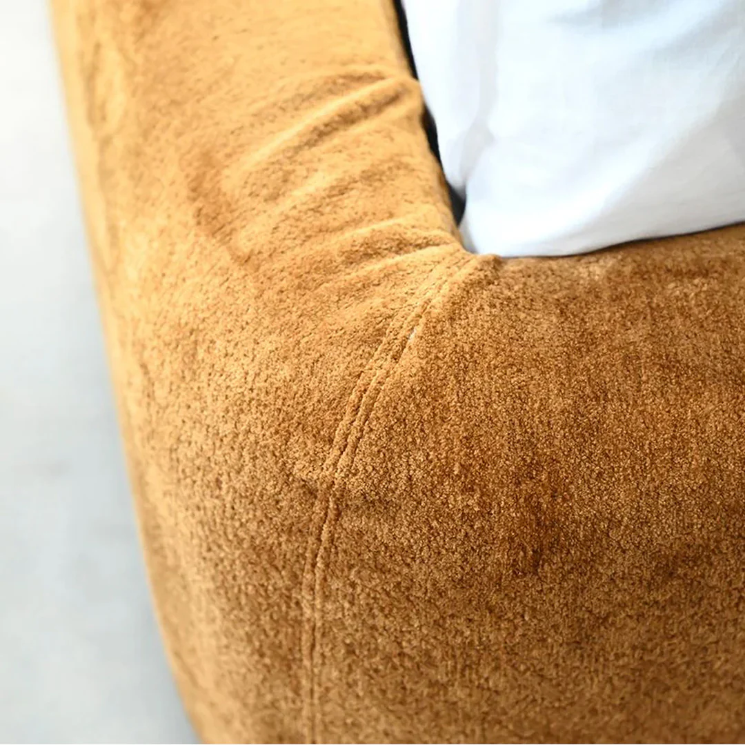 KURV Bed Queen Roasted Pumpkin Fabric - Image 5