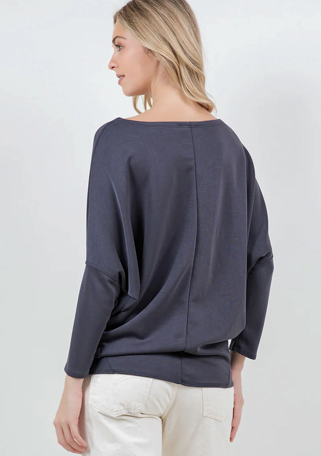 Boatneck Perfect Tunic Graphite - Image 3