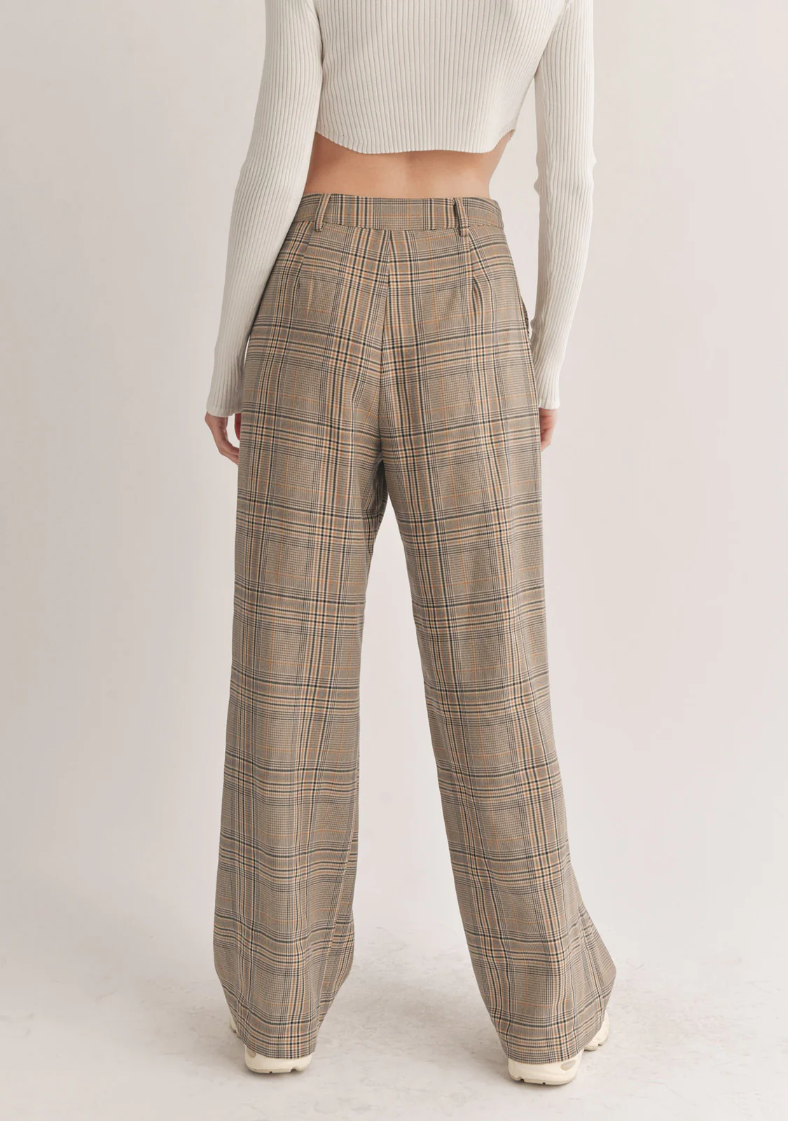Checked Woven Pants - Image 5