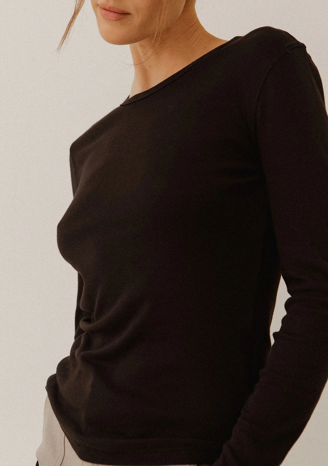 Crewneck 1x1 LS Pullover - Image 4