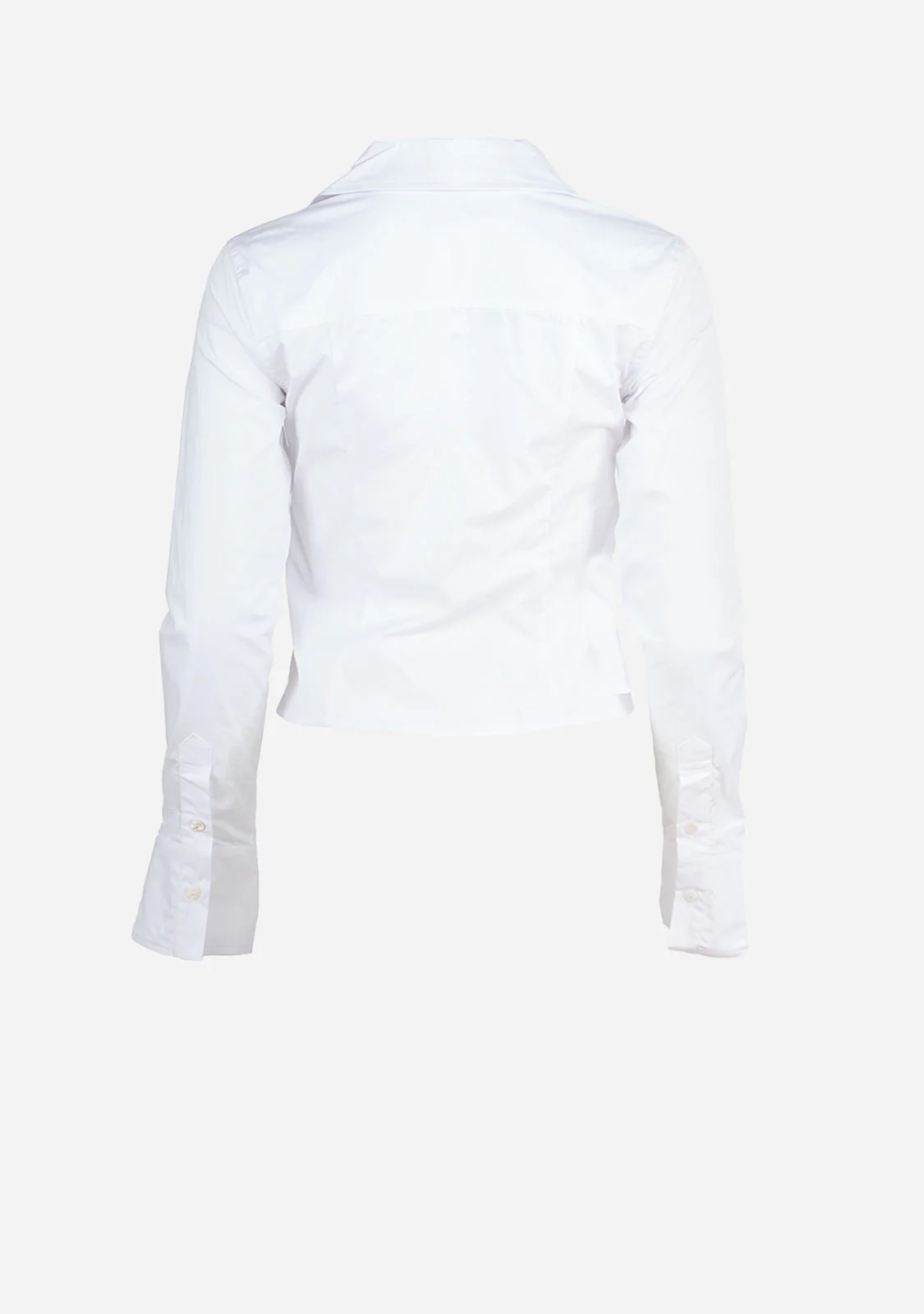 Cropped Button-Up Shirt - Image 3