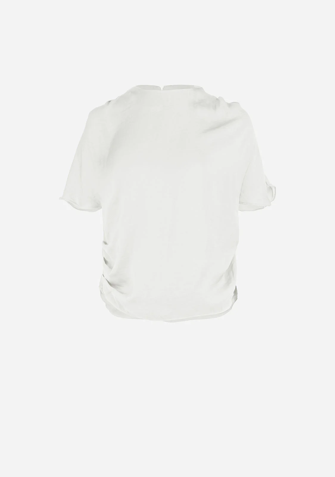 Drop Shoulder Blouse with Invisible Zipper