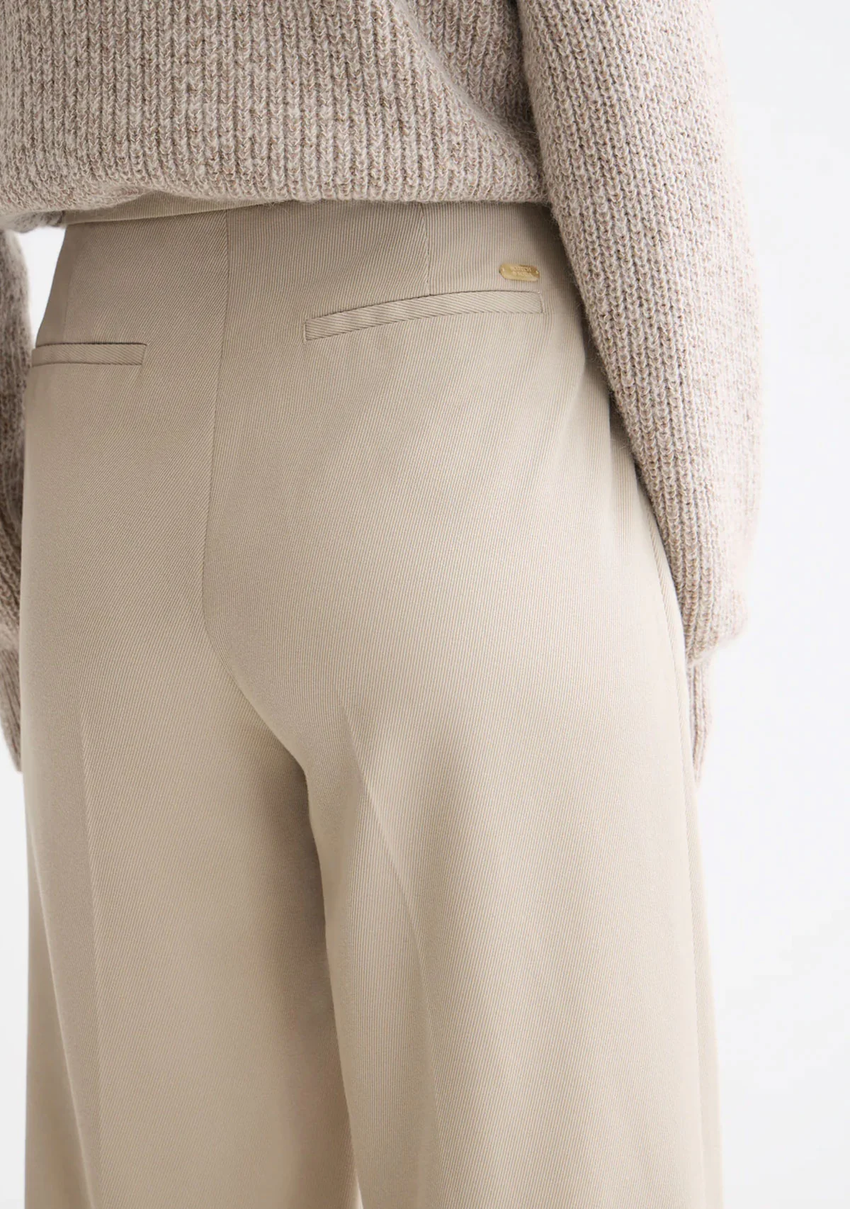 Edie - High Rise Wide Leg Gaba - Image 3