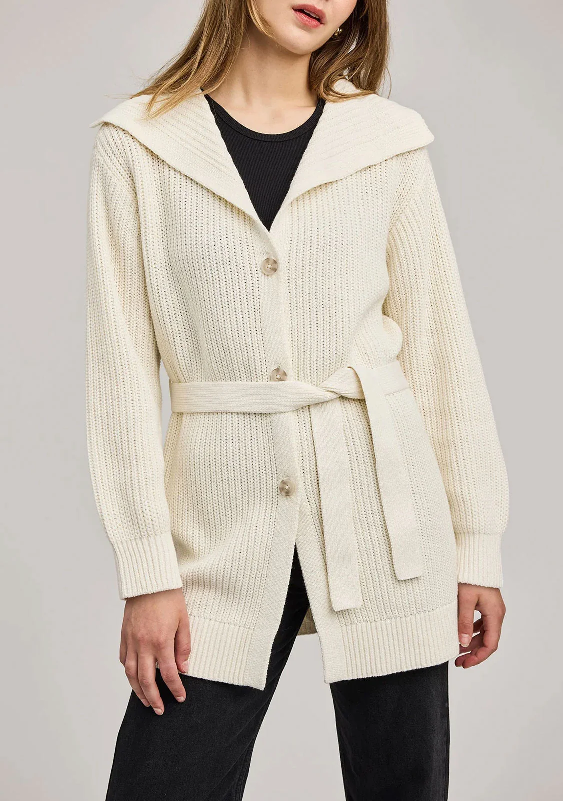 Erin Cardigan Cream - Image 2
