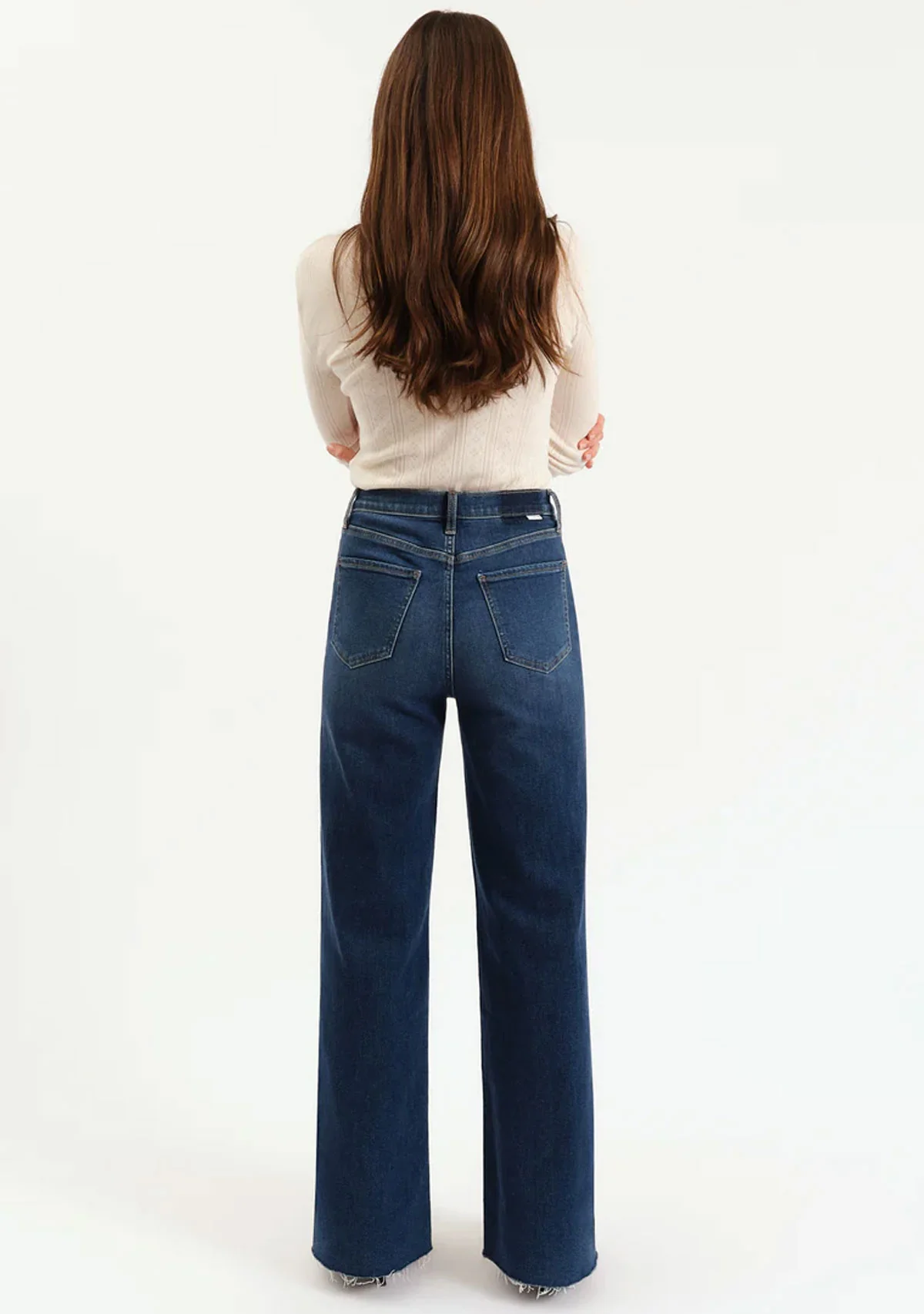 FAR OUT HIGH RISE WIDE LEG Waterfall - Image 4
