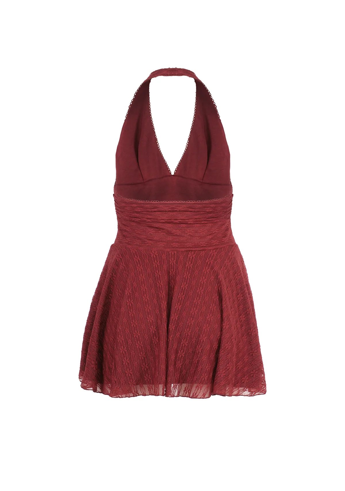 Halter Flare Skater Dress - Image 3