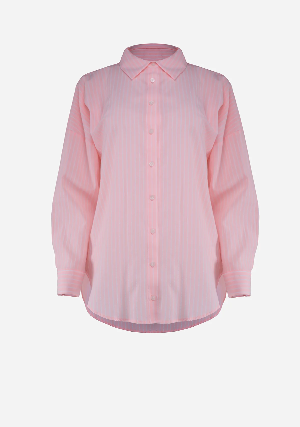 Hidden Cove Striped Shirt Neon Pink