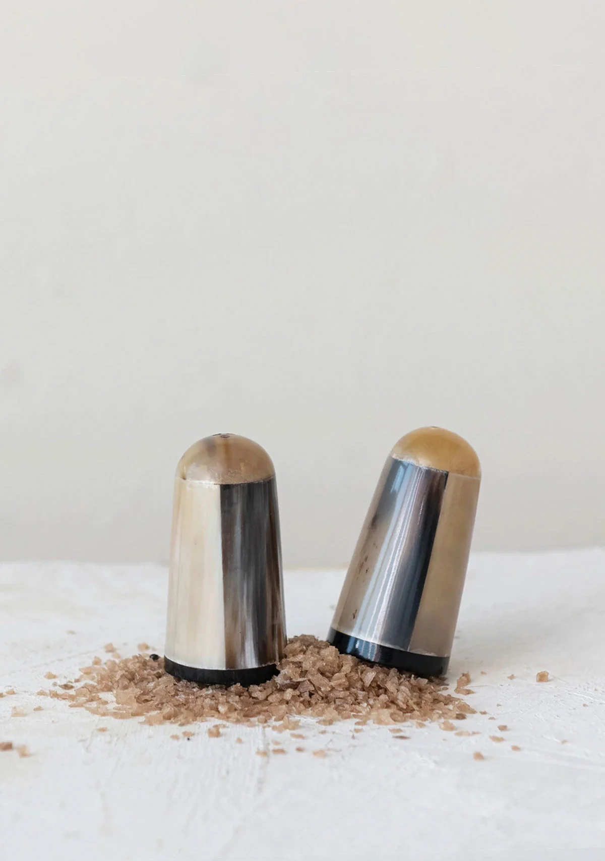 Horn Salt Shakers, Set Of 2 - Image 3