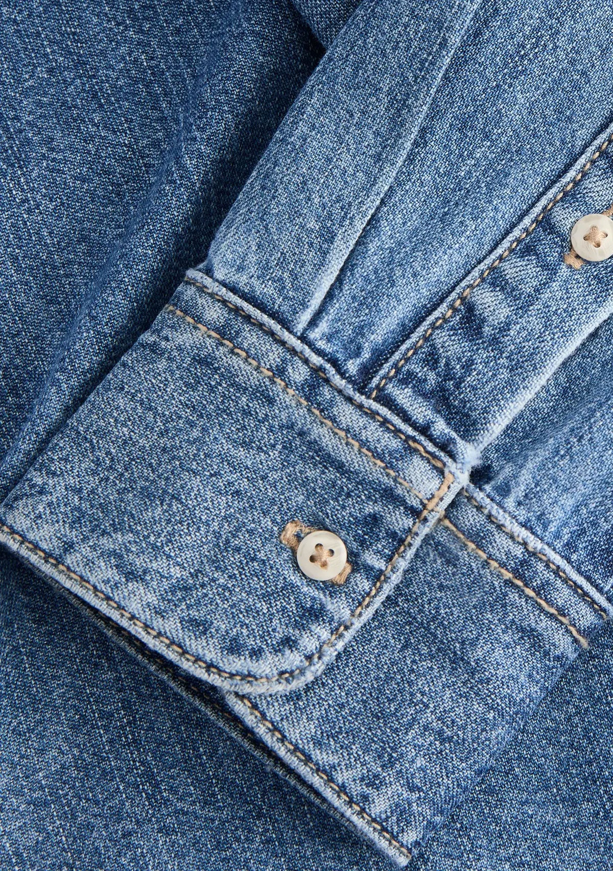 Jx rose Ls R187 Shirt Noos Medium Blue Denim - Image 3