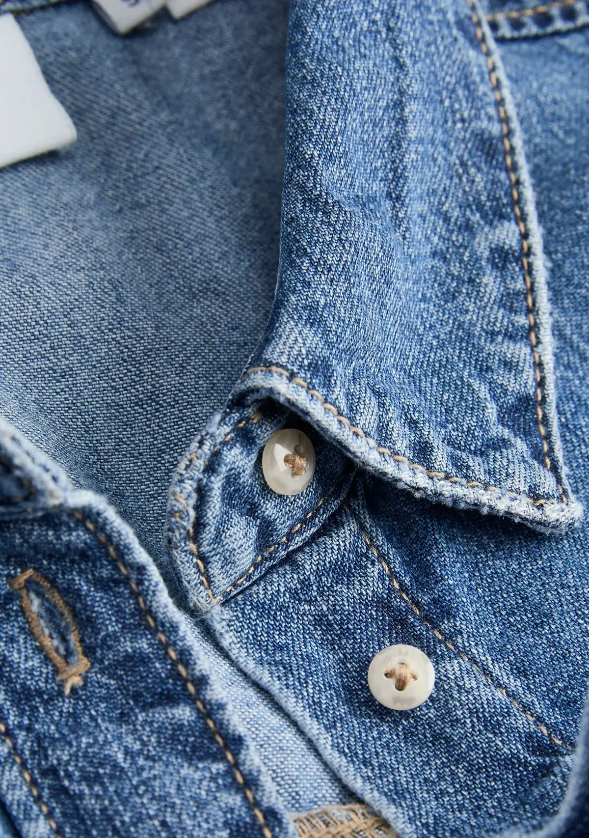 Jx rose Ls R187 Shirt Noos Medium Blue Denim - Image 4