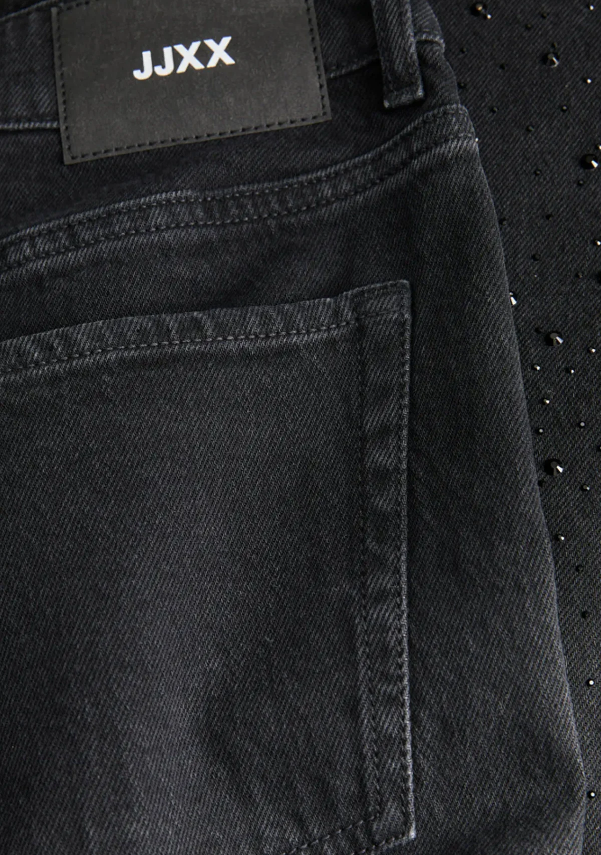 JXTokyo Wide HW Stone R296 DNM Black Denim - Image 6