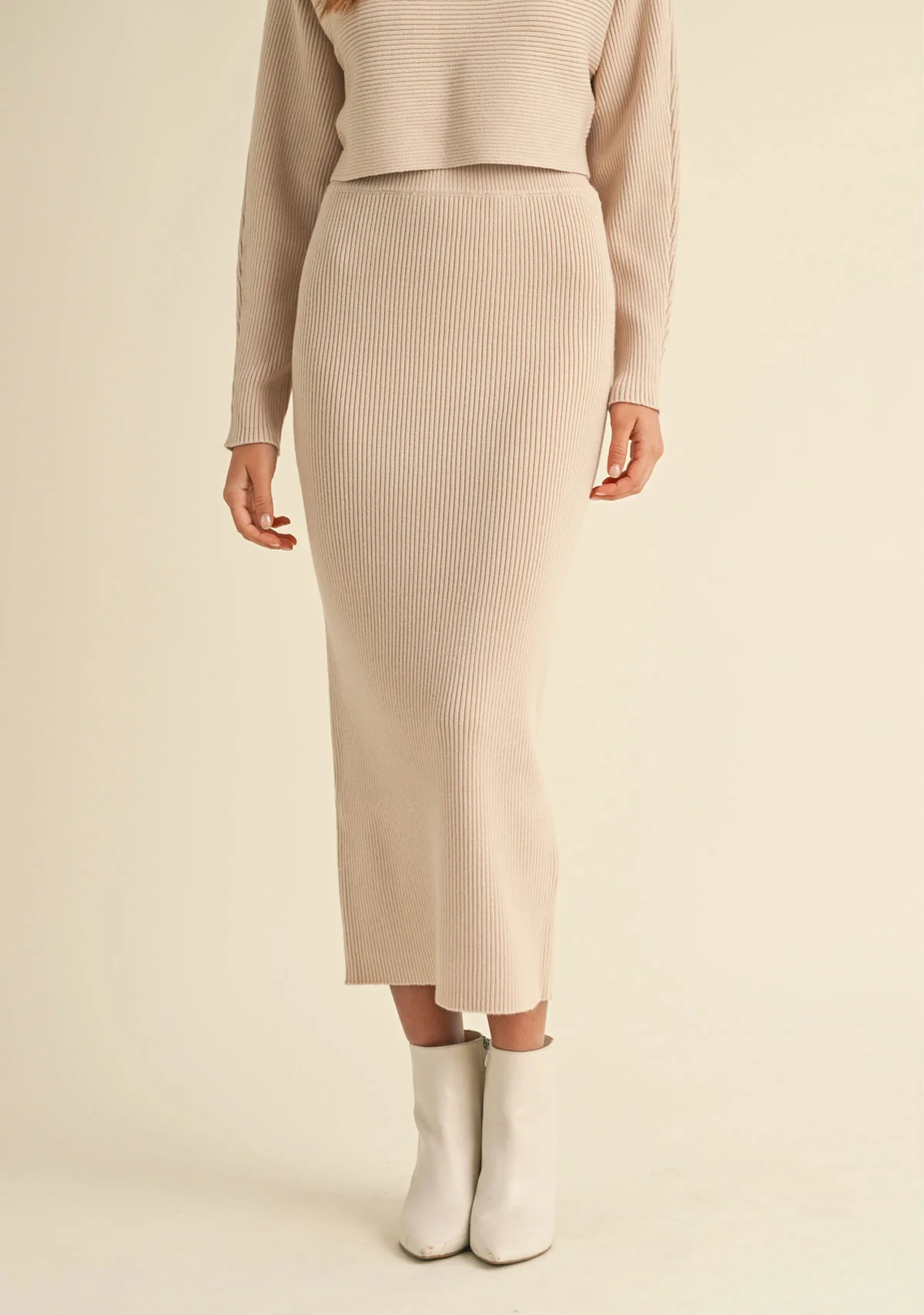 Knit Midi Skirt - Image 2