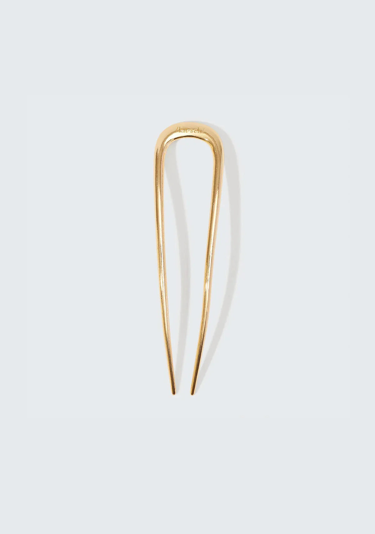 Metal French Hair Pin Gold - Image 2