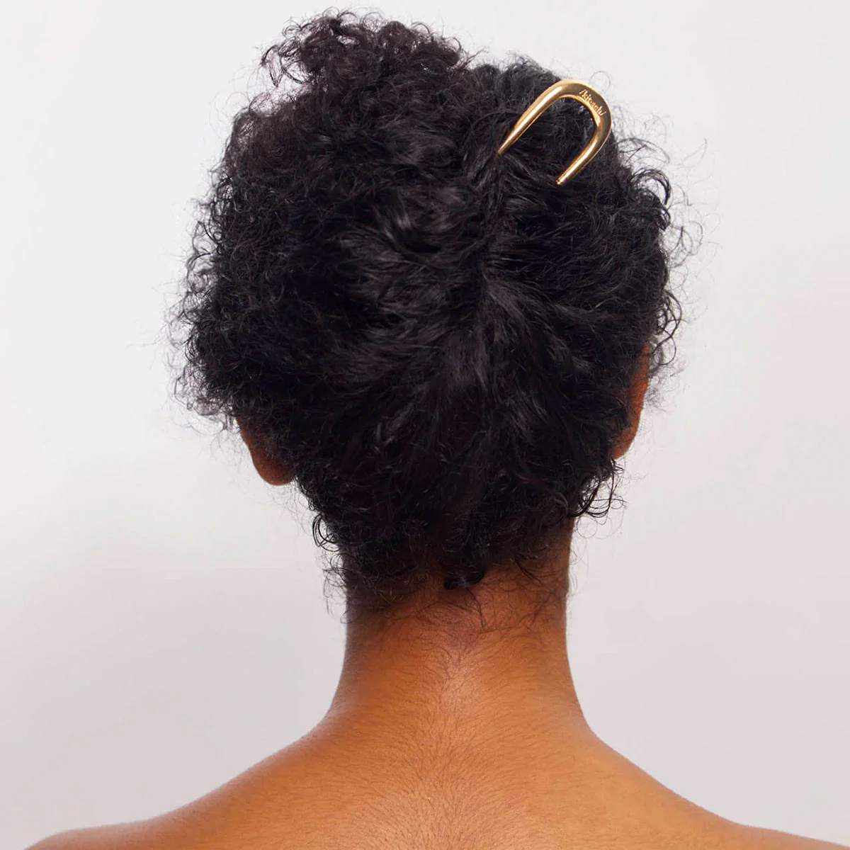 Metal French Hair Pin Gold - Image 3