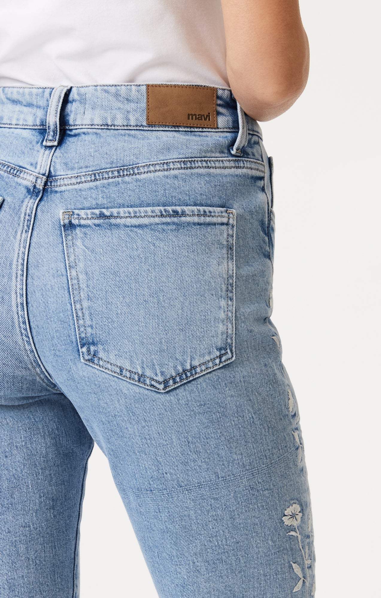 New York Lt Blue Bloom Denim - Image 5