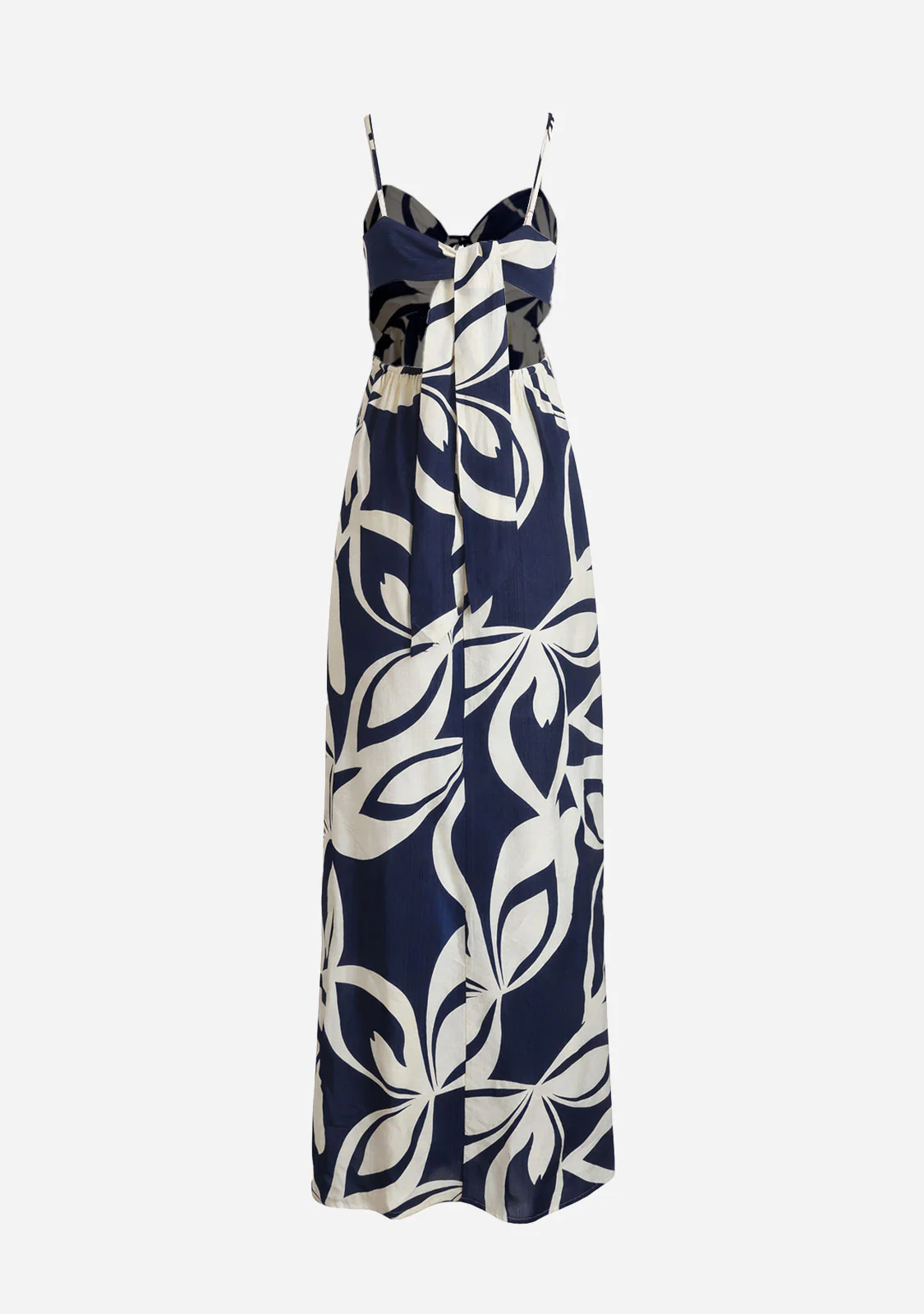 One Side Metal Triming Halter Dress - Image 5