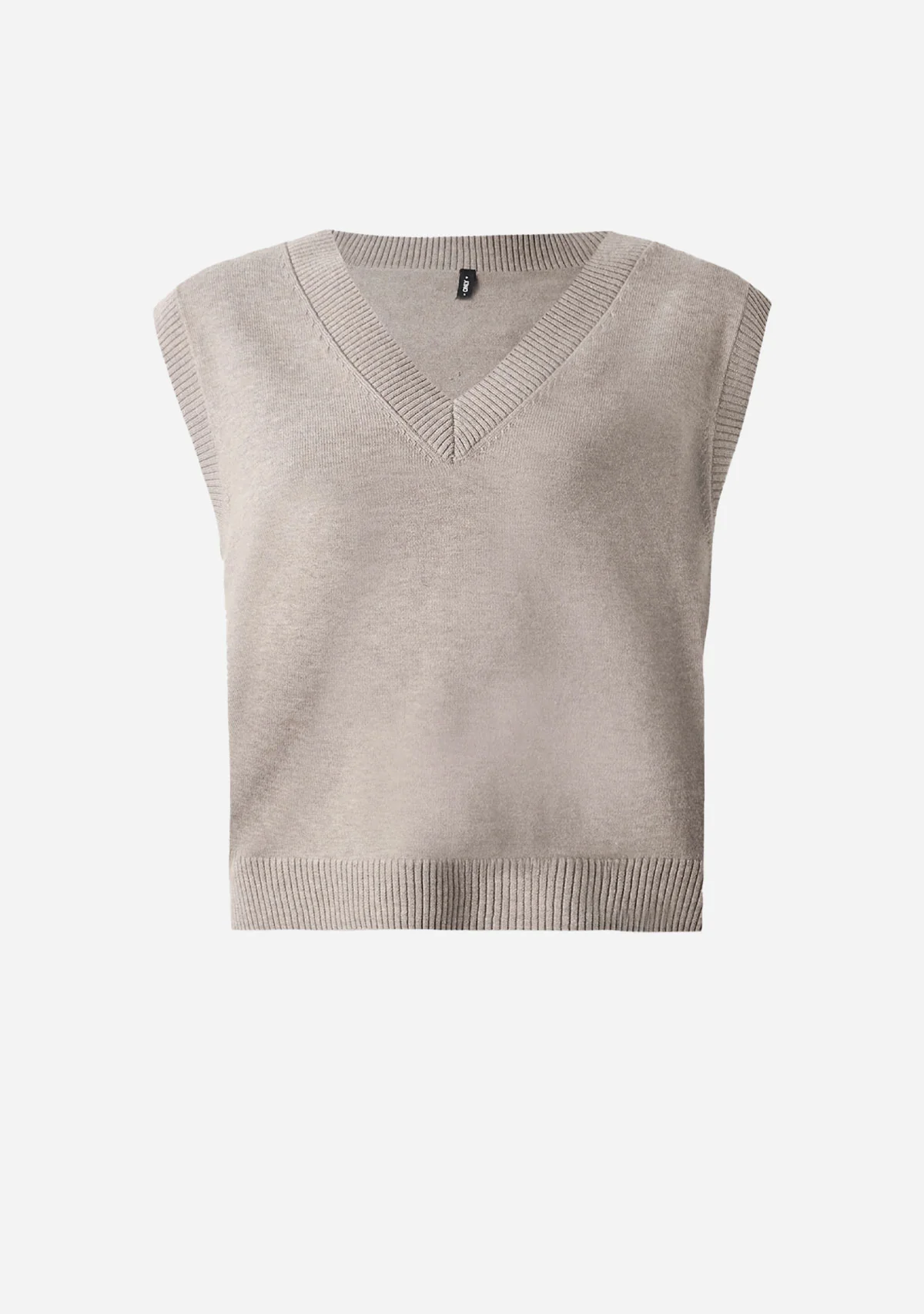 Onlcoco Life Sl Vneck Vest Cc Knt Fungi Melange