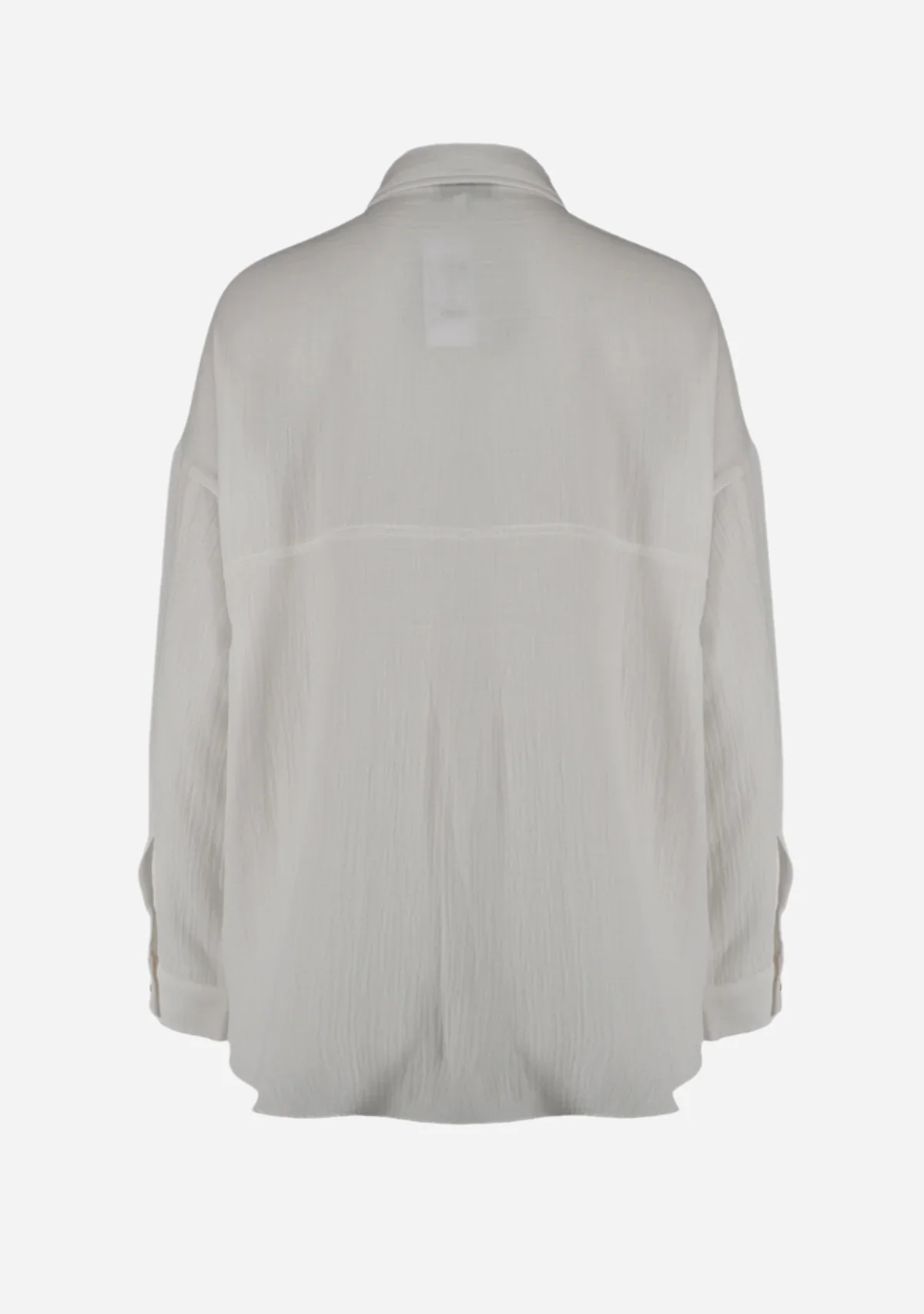 Oversized Gauze Cotton Shirt - Image 2