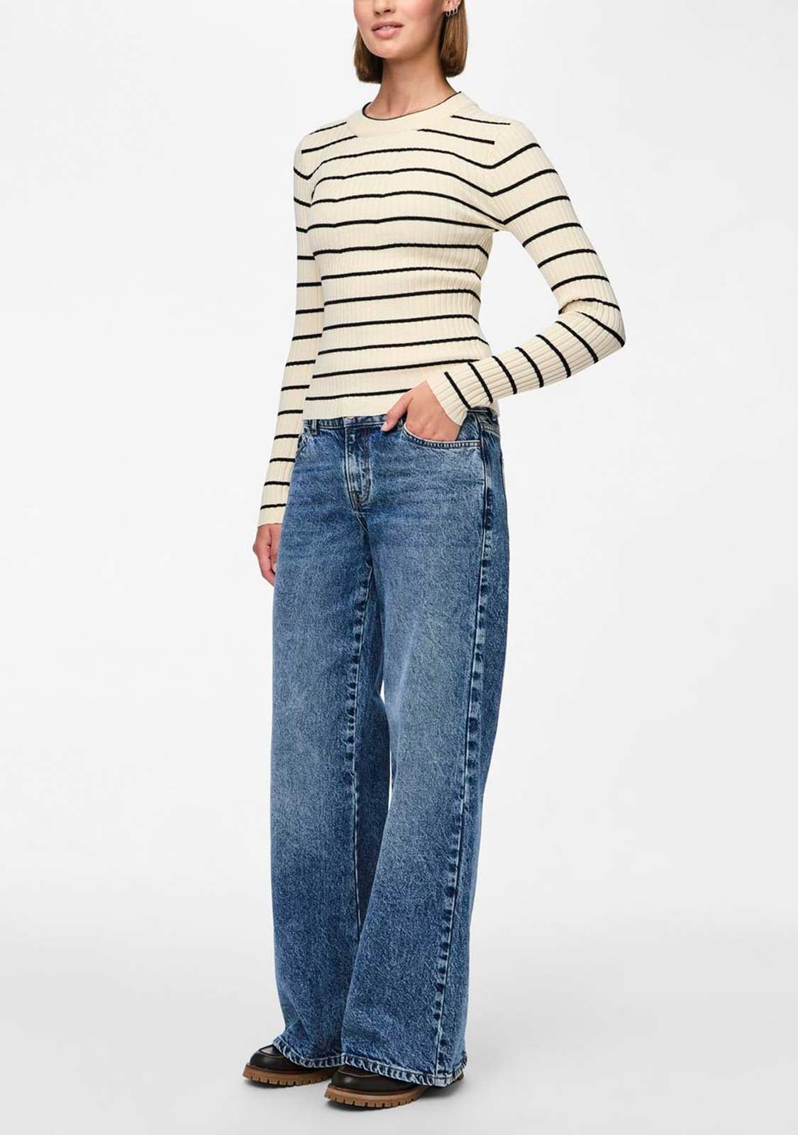 PCCrista LS O-Neck Sweater - Image 3