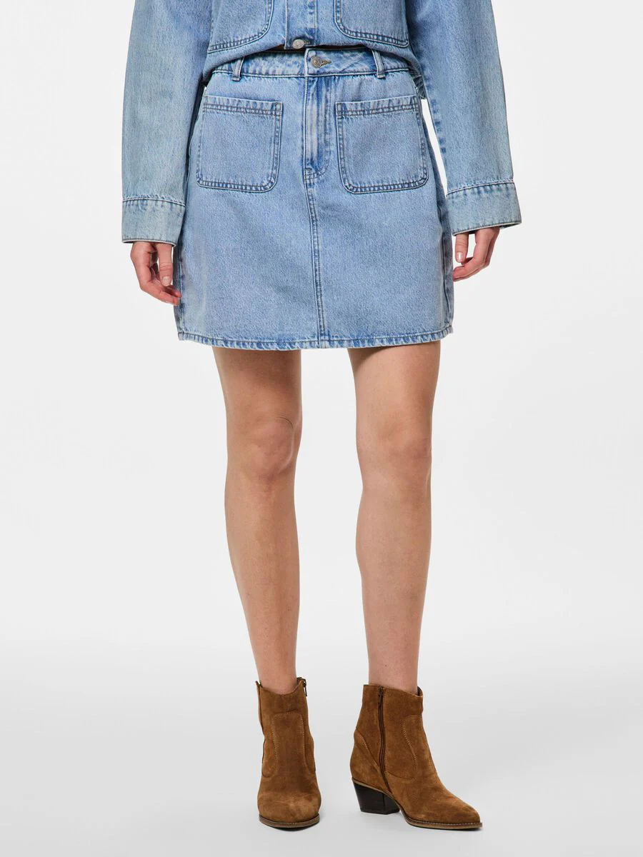PCSKY HW Mini Denim Skirt - Image 3