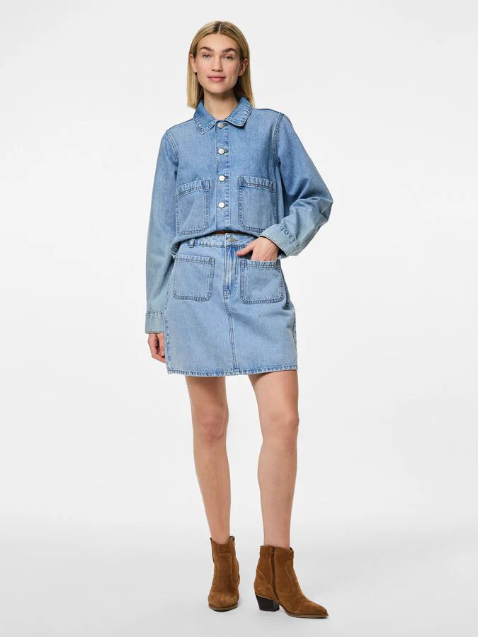 PCSKY HW Mini Denim Skirt - Image 4