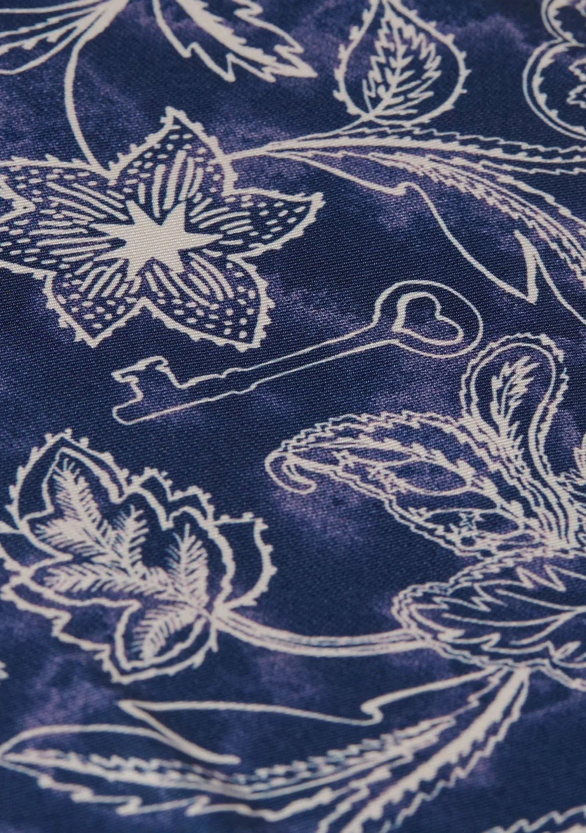 Printed Jersey Back Tank Top Lucky Bandana Dress Blues - Image 5