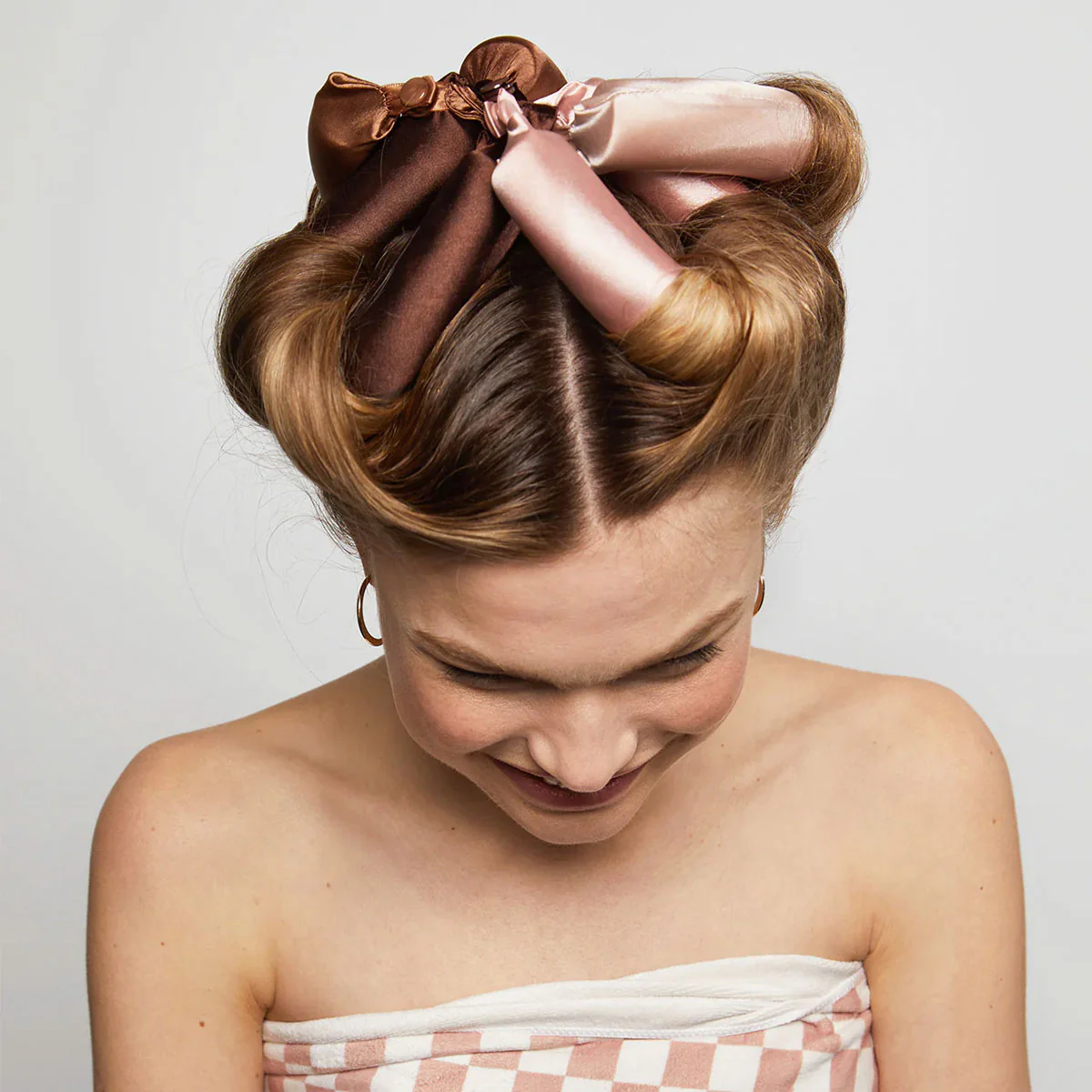 Satin-Wrapped Jumbo Flexi Rods 4pc Set - Rosewood - Image 5