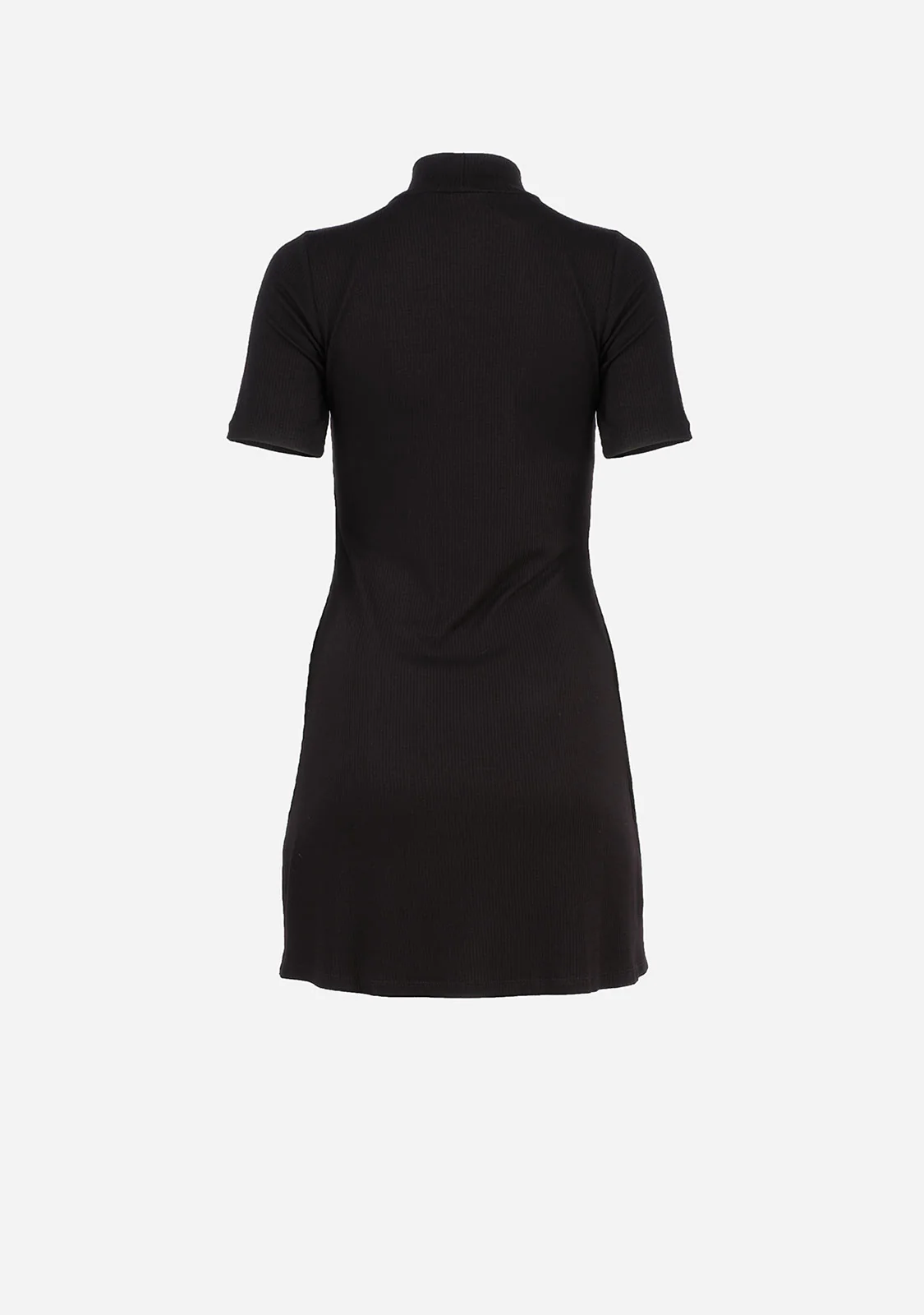 Short Sleeve Mock Neck Mini Dress - Image 5