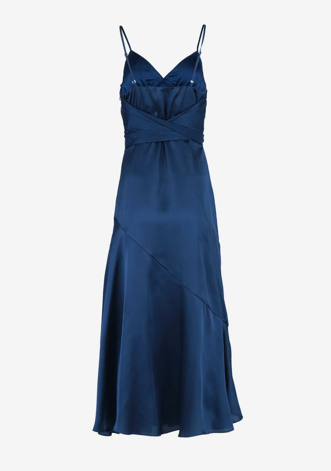 Solid Sleeveless Midi Dress w Side Slit - Image 4