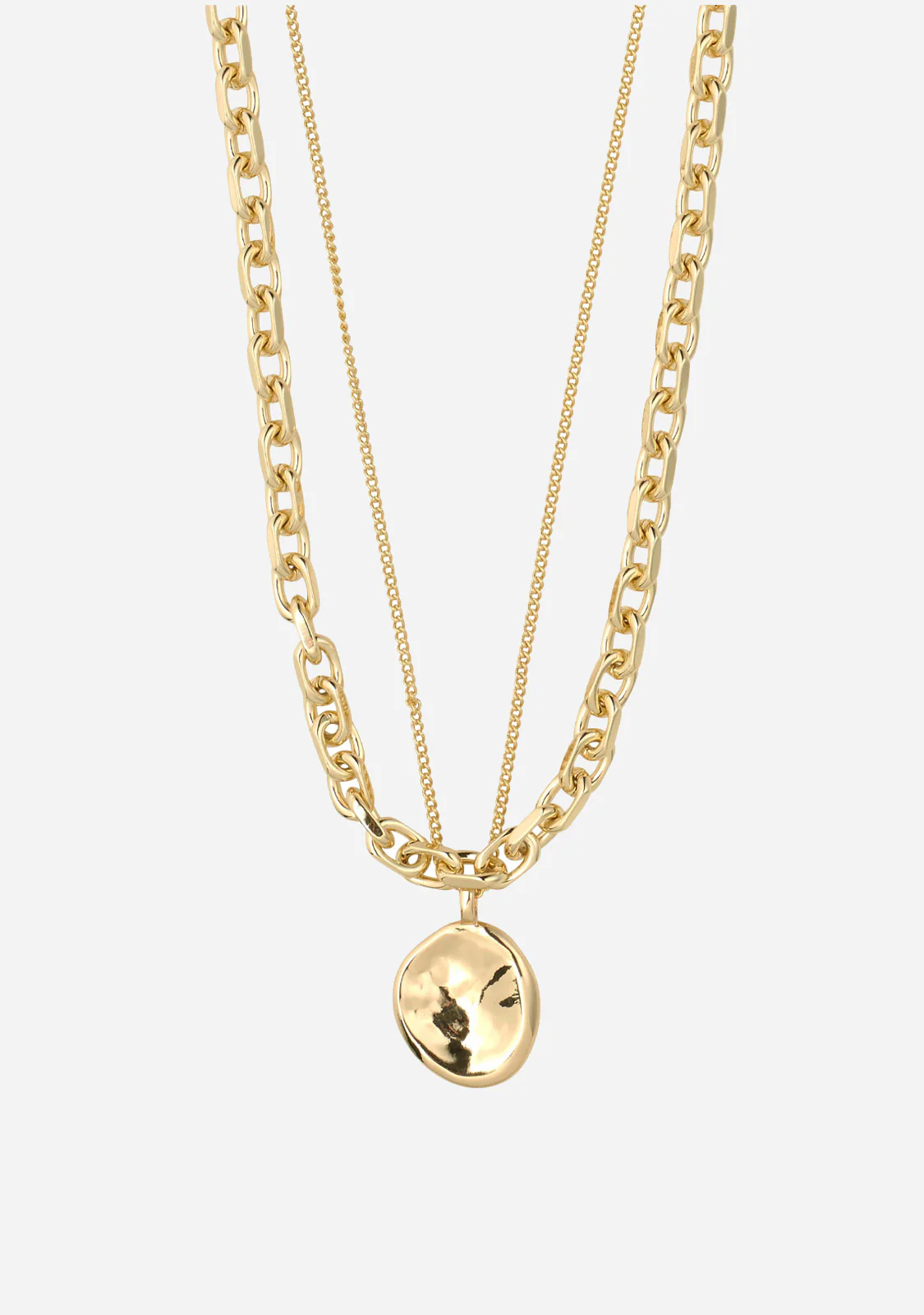 Sparkle Necklace 2 In-1 Set, Gold