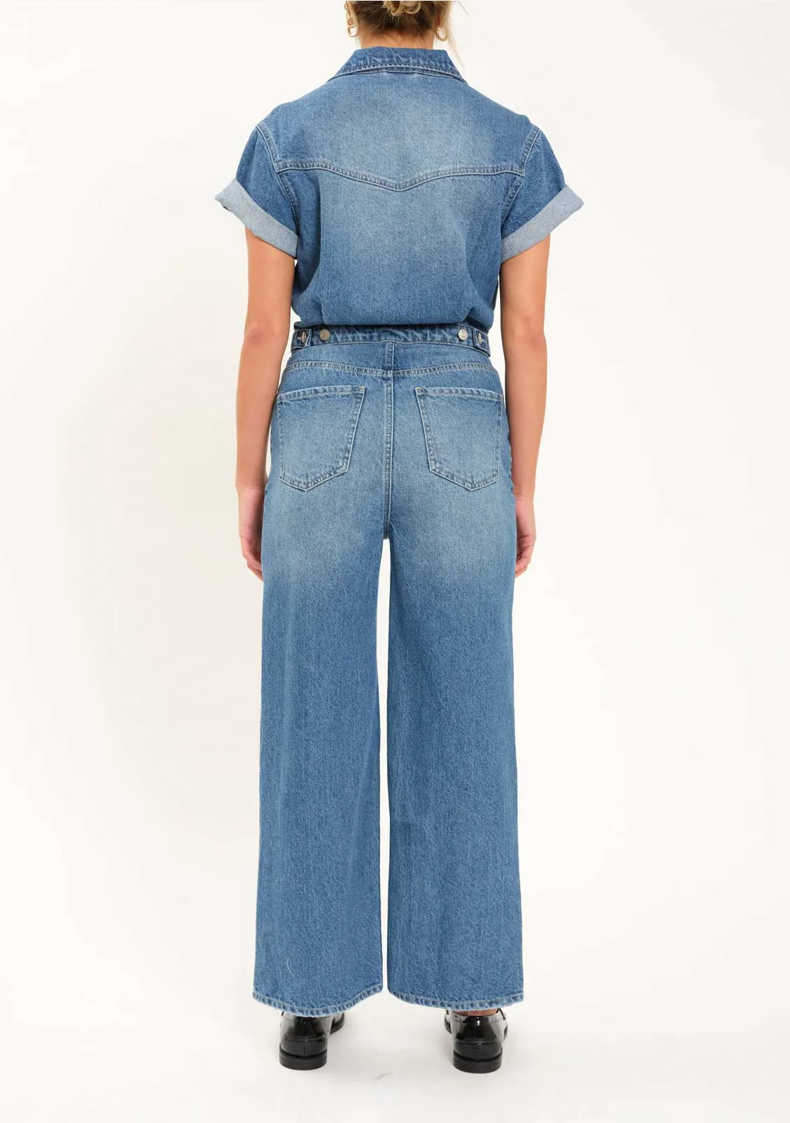 Starlet Denim Jumpsuit - Image 3