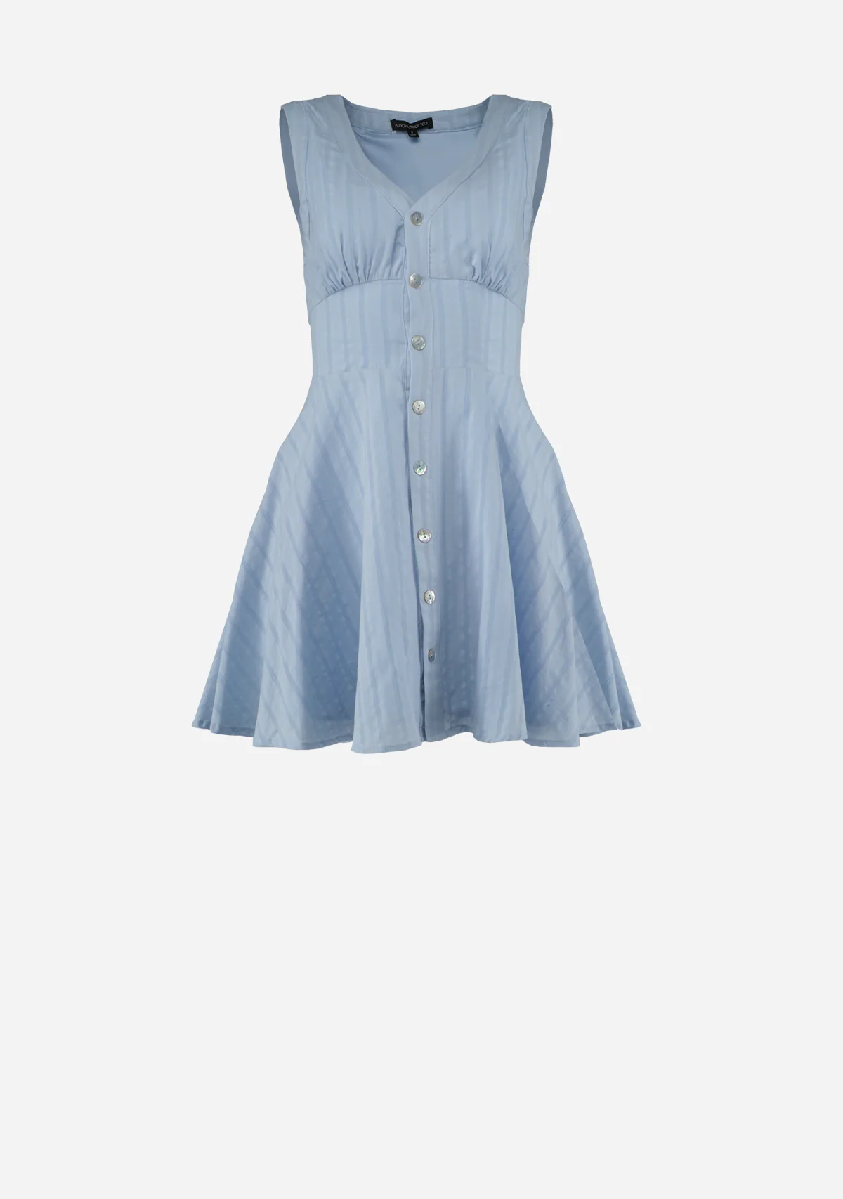 Summer Whispers Wrap Dress Slate Blue