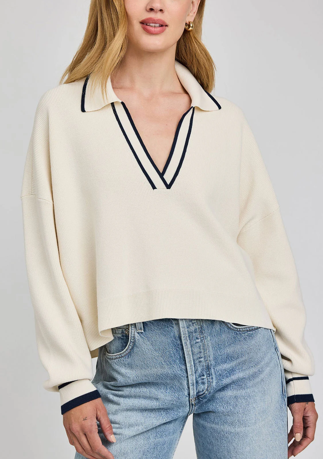 Tristan Sweater Cream - Image 2