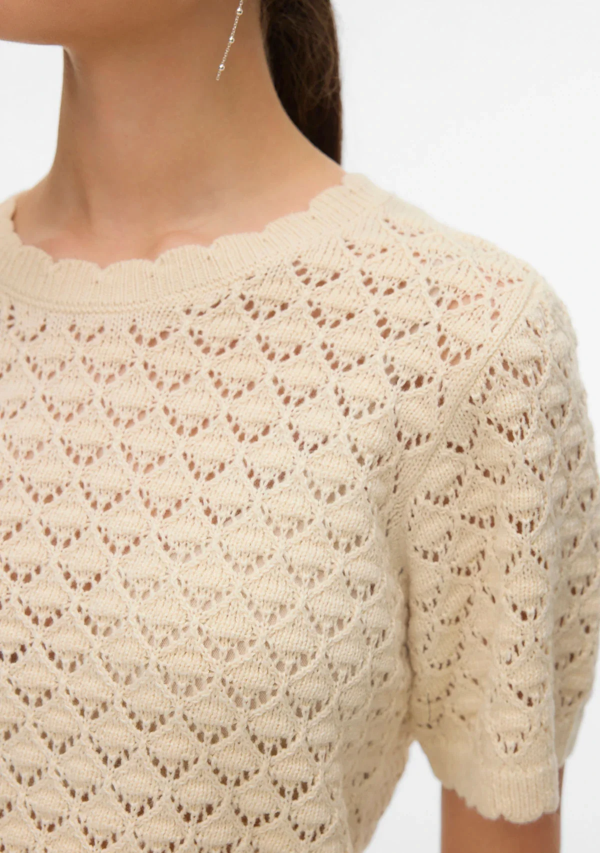 Vm Jaqueline O-Neck Top Boo Birch - Image 4