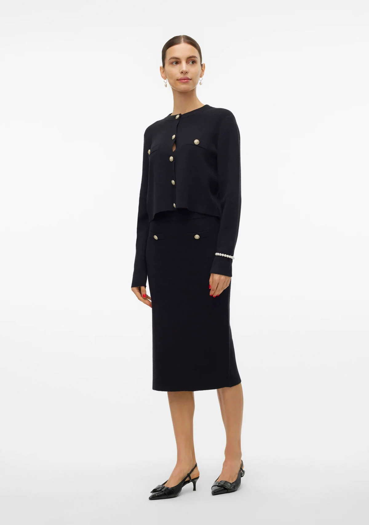 VM Saba Calf Length Skirt - Image 2
