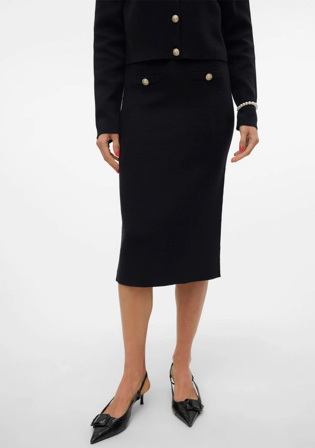 VM Saba Calf Length Skirt - Image 3