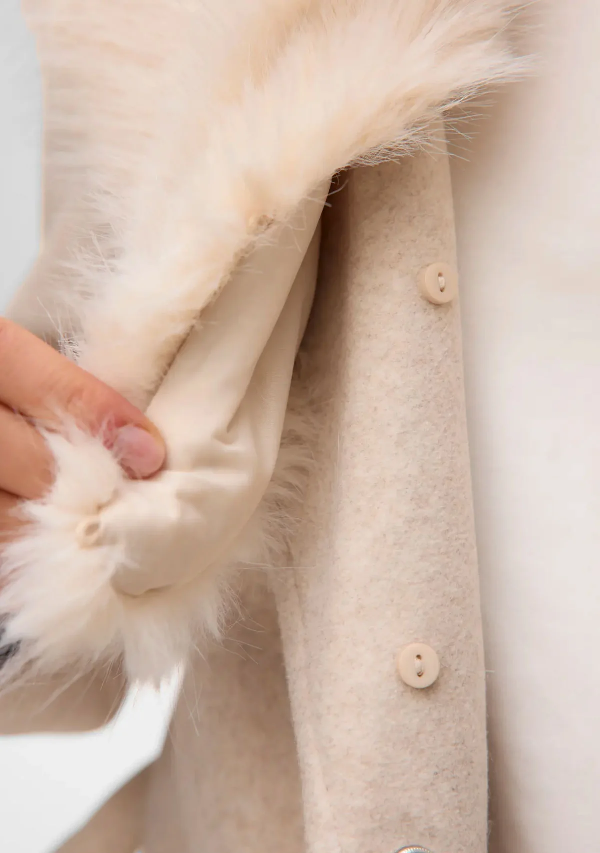 VMAutumn Diva Long Coat Ga Oatmeal - Image 4