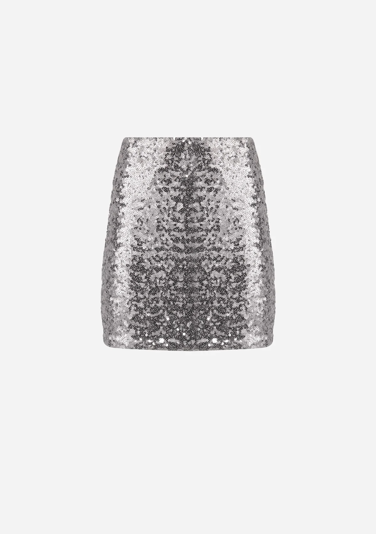Women’S Knit Skirt Silver