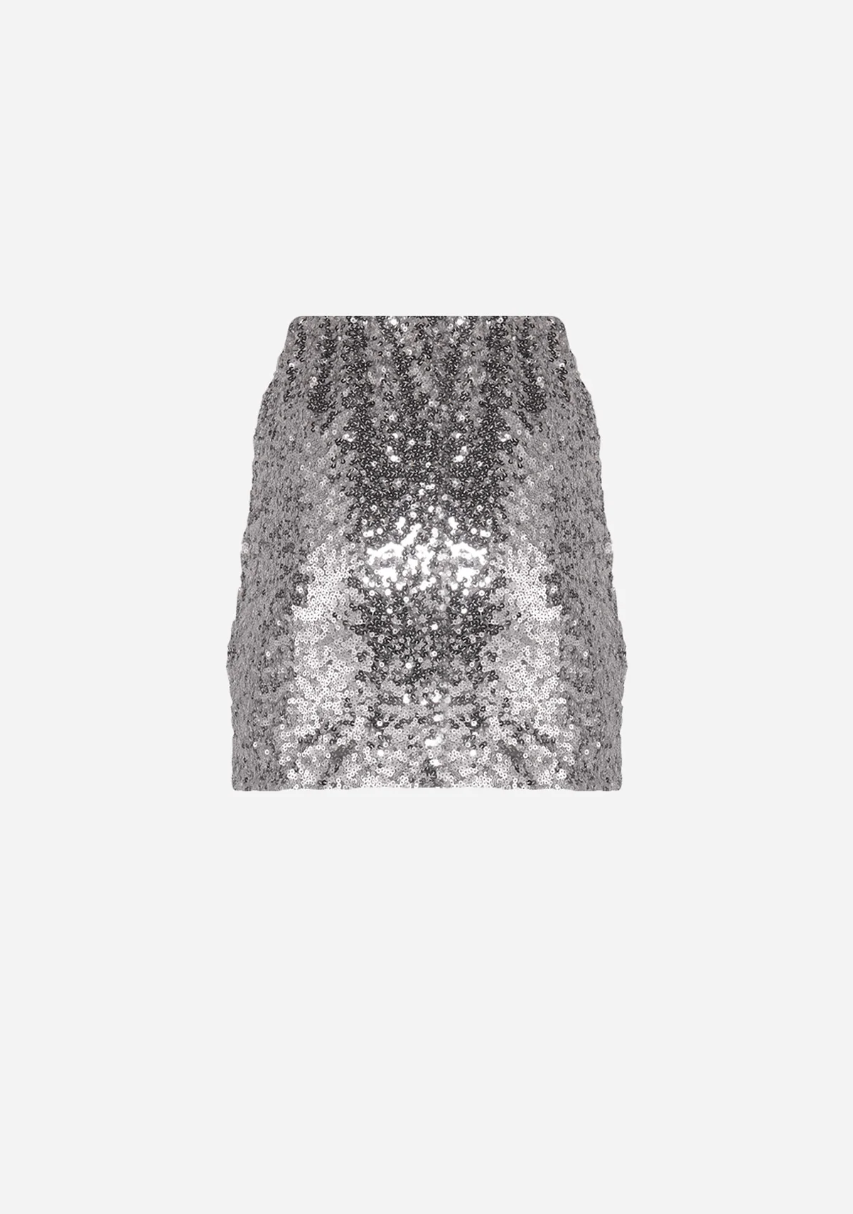Women’S Knit Skirt Silver - Image 2
