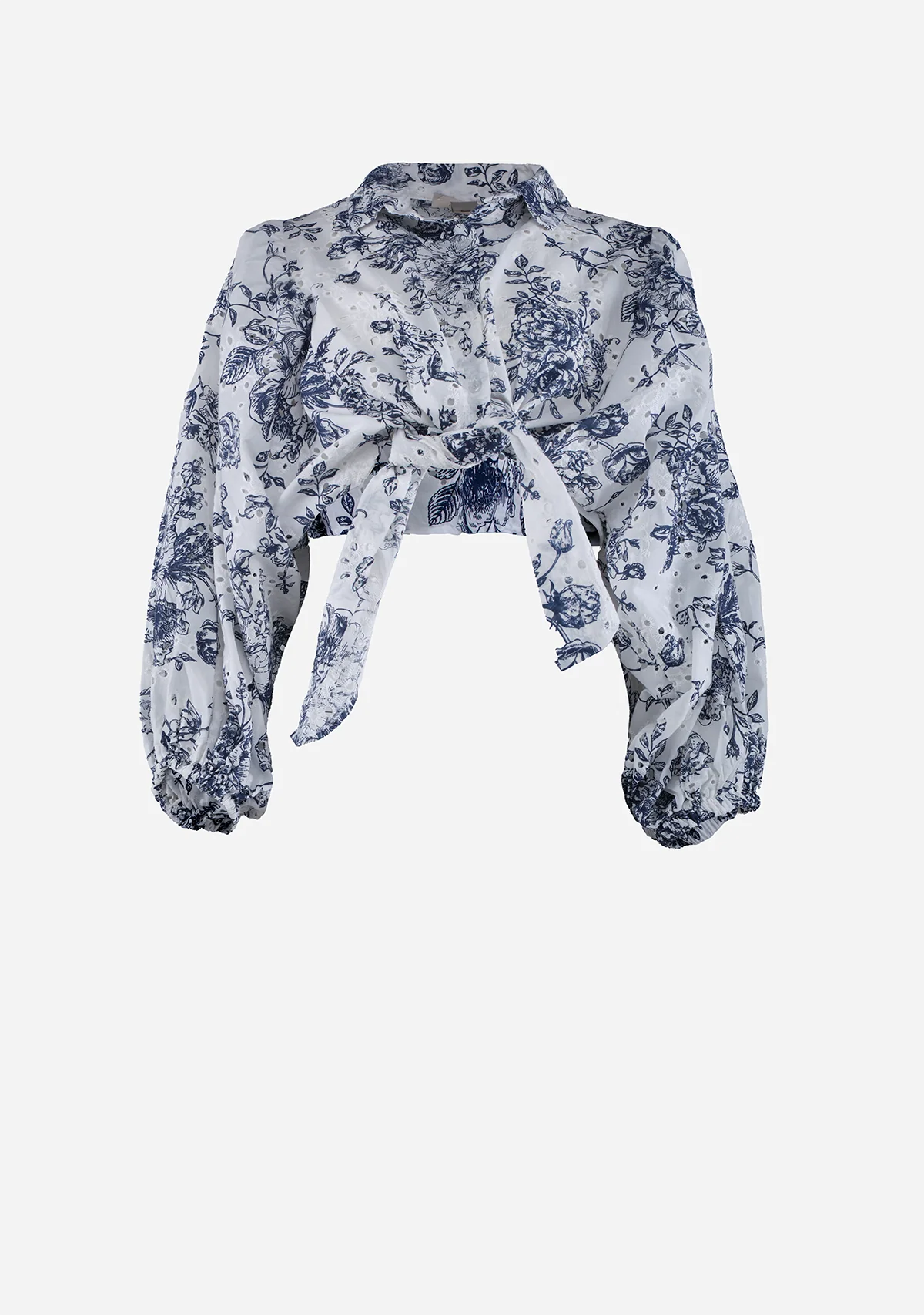 Women's Woven Shirt Navy Print