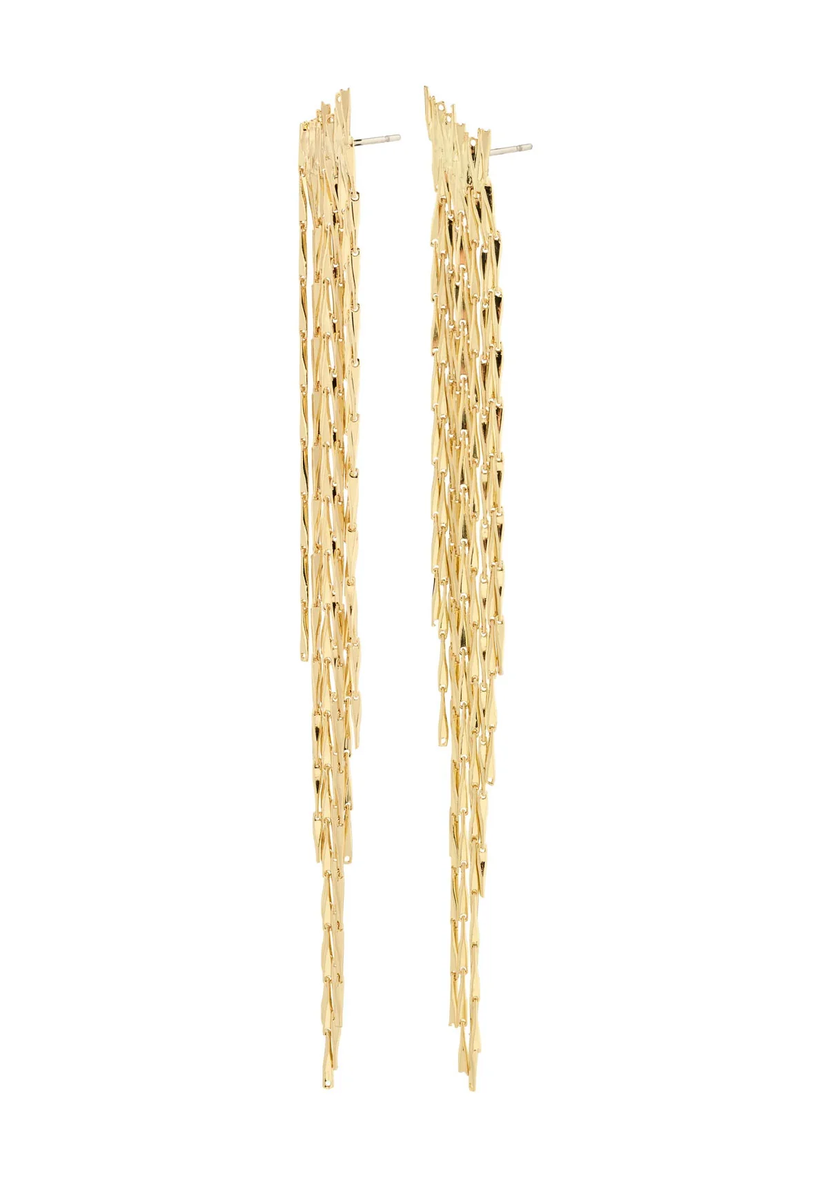 ZENOBIA recycled earrings gold-plated - Gold Plated - Image 3